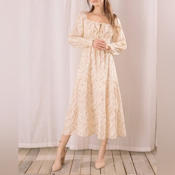 Storia Dresses & Skirts - Storia Floral Midi Dress Medium